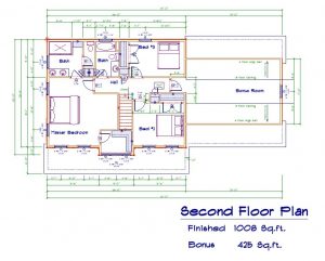 5 Second Floor Plan 2d